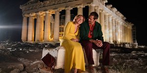 Σκηνή από τη μίνι σειρά του BBC, στην Ακρόπολη, το 2018