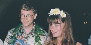 Ο Μπιλ και η Μελίντα Γκέιτς σε φωτογραφία από το παρελθόν