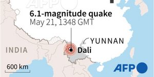 Σεισμός 6,1 Ρίχτερ στην επαρχία Γιουνάν της Κίνας