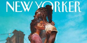 εξώφυλλο με ζευγάρι στο The New Yorker 