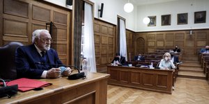 Ο Χρήστος Καλογρίτσας στην προανακριτική