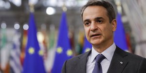 Ο Κυριάκος Μητσοτάκης στη Σύνοδο Κορυφής της ΕΕ