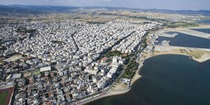 Το λιμάνι της Αλεξανδρούπολης από ψηλά