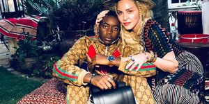 Η Μαντόνα με τον 15χρονο υιοθετημένο της γιο, Ντέιβιντ