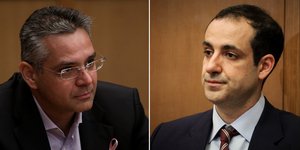 Ο Γιάννης Μαστρογεωργίου και ο Γρηγόρης Δημητριάδης