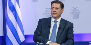 Ο Μιλτιάδης Βαρβιτσιώτης στο Φόρουμ των Δελφών