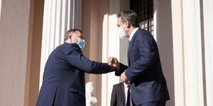 Κυριάκος Μητσοτάκης με τον πρωθυπουργό της Βοσνίας Ντόντικ