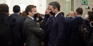 Μητσοτάκης και Μακρόν στη Σύνοδο κορυφής του Πόρτο