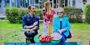 Ρένος Χαραλαμπίδης και Ματίνα Παγώνη καλεσμένοι σε εκπομπή στην ΕΡΤ