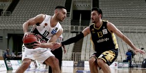 Φάση από τον αγώνα Παναθηναϊκός-ΑΕΚ