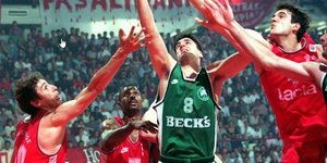 Φάση από τον αγώνα Παναθηναϊκός-Ολυμπιακός