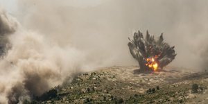 Ασκηση του Στρατού σε πεδίο βολής 