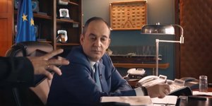 Από το βίντεο της συνέντευξης Λασκαρίδη και Πλακιωτάκη