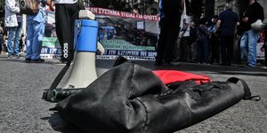 Από την πορεία για την εργατική Πρωτομαγιά