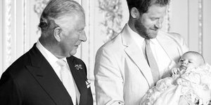 Πρίγκιπας Κάρολος με πρίγκιπα Χάρι και Άρτσι