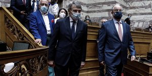 Ο Νταβίντ Σασόλι και ο Κώστας Τασούλας 