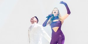 Η Στεφανία στη σκηνή της Eurovision 2021