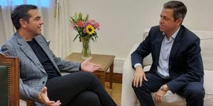 Αλέξης Τσίπρας και Συμεών Κεδίκογλου