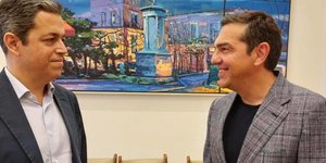 Συμεών Κεδίκογλου και Αλέξης Τσίπρας