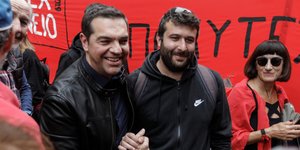 Τσίπρας και γραμματέας Νεολαίας ΣΥΡΙΖΑ