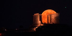 Υπερπανσέληνος Μαίου στο Σούνιο