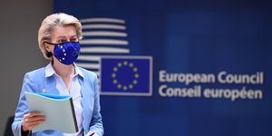 Η πρόεδρος της Ευρωπαϊκής Επιτροπής, Ούρσουλα φον ντερ Λάιεν