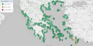 Οι συνθήκες κολύμβησης για τις μεσημεριανές ώρες της Κυριακής 30/05, σύμφωνα με τη σχετική υπηρεσία του Εθνικού Αστεροσκοπείου Αθηνών / meteo.gr.