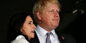 O Βρετανός πρωθυπουργός Μπόρις Τζόνσον και η πρώην σύζυγός του, Μαρίνα Γουίλερ 