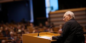Ο πρόεδρος της γερμανικής Βουλής, Βόλφγκανγκ Σόιμπλε