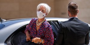 Η πρόεδρος της ΕΚΤ, Κριστίν Λαγκάρντ
