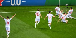Η Ελβετία πανηγυρίζει την τρομερή πρόκριση