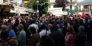 Ενταση στην πορεία στα Ιωάννινα