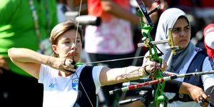 H τοξοβόλος Ευαγγελία Ψάρρα