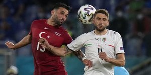 Φάση από τον αγώνα Ιταλία-Τουρκία