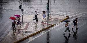 καιρός βροχή