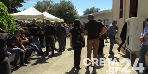 Κρήτη: Ανείπωτη θλίψη στην κηδεία της 44χρονης Γλυκερίας