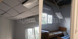 οροφή έπεσε σε νοσοκομείο στην Κύπρο