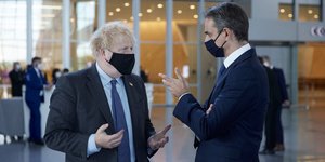Κυριάκος Μητσοτάκης και Μπόρις Τζόνσον