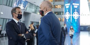 Κυριάκος Μητσοτάκης και Έντι Ράμα