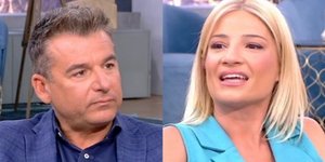 Ο Γιώργος Λιάγκας και η Φαίη Σκορδά