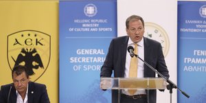 Ο ιδιοκτήτης της ΚΑΕ ΑΕΚ Μάκης Αγγελόπουλος