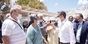 Στην Αστυπάλαια ο Κυριάκος Μητσοτάκης