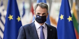Ο Κυριάκος Μητσοτάκης στις Βρυξέλλες