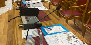 Συγκλονιστικές εικόνες μέσα από τη Μονή Πετράκη