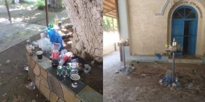 παρεκλήσσι μπουκάλια ποτήρια