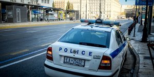 Περιπολικό σε δρόμο της Αθήνας