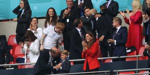 Ο πρίγκιπας Τζορτζ στο Αγγλία-Γερμανία του Euro 2021