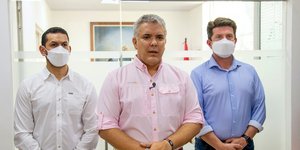 Ο πρόεδρος της Κολομβίας Ιβάν Ντούκε