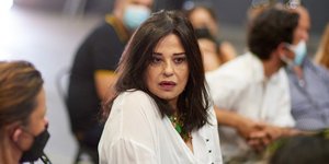 Η Μαρία Τζομπανάκη στην ανάγνωση της σειράς «Σασμός»