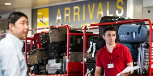 Υπάλληλος της Swissport στο αεροδρόμιο των Βρυξελλών